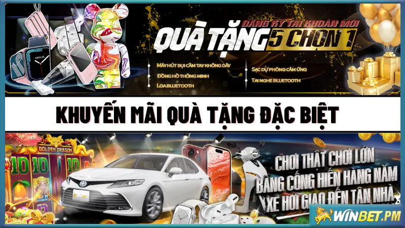 Quà tặng đặc biệt của khuyến mãi Winbet