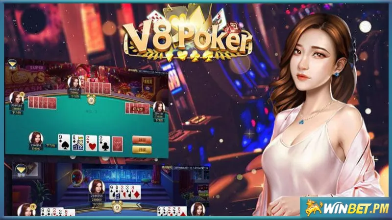 Các hành động trong từng vòng cược V8Poker tại Winbet