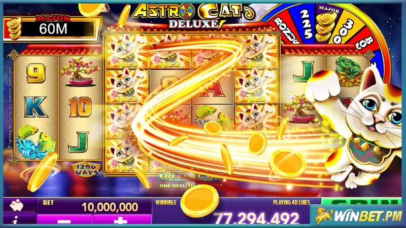 Giao diện đẹp mắt, thân thiện tại cổng game slot quốc tế